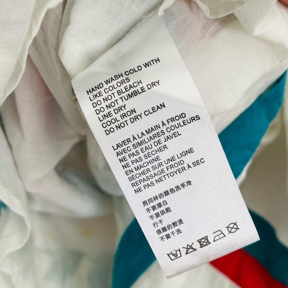 NEW ANTHROPOLOGY NEW Cotton Blouse Seen Worn Kept Embroidered Tunic Bohemian - Picture 9 of 13